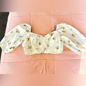 Cottage core crop top